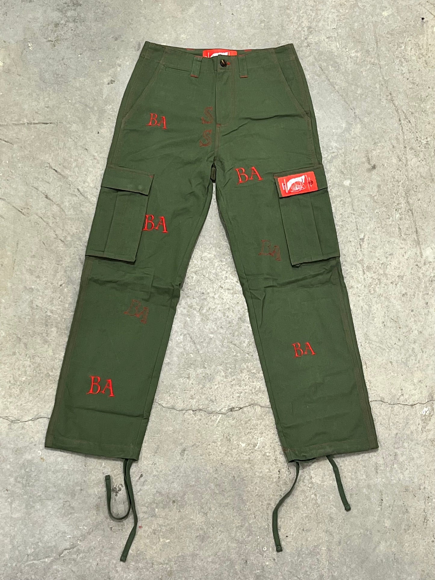 Olive green cargo pants