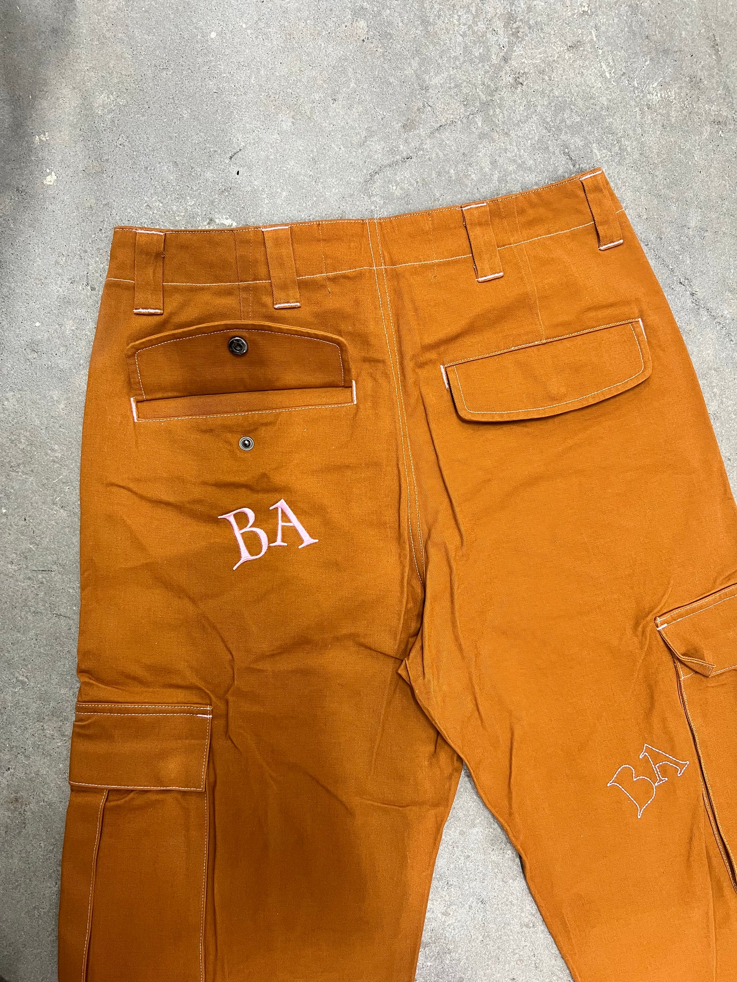 Bloody turmeric cargo pants