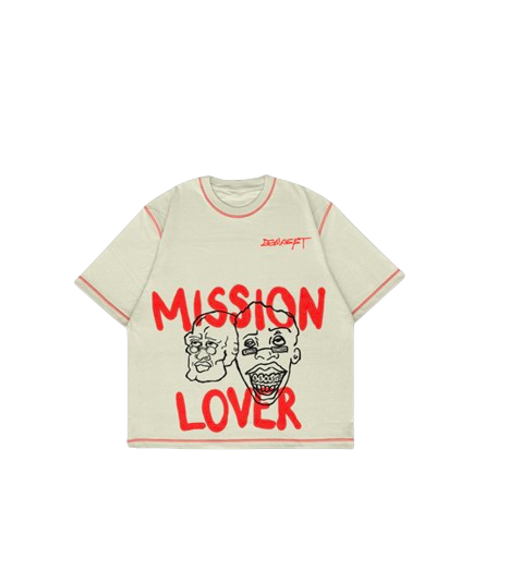 Beige *MISSION LOVER* Short Sleeve