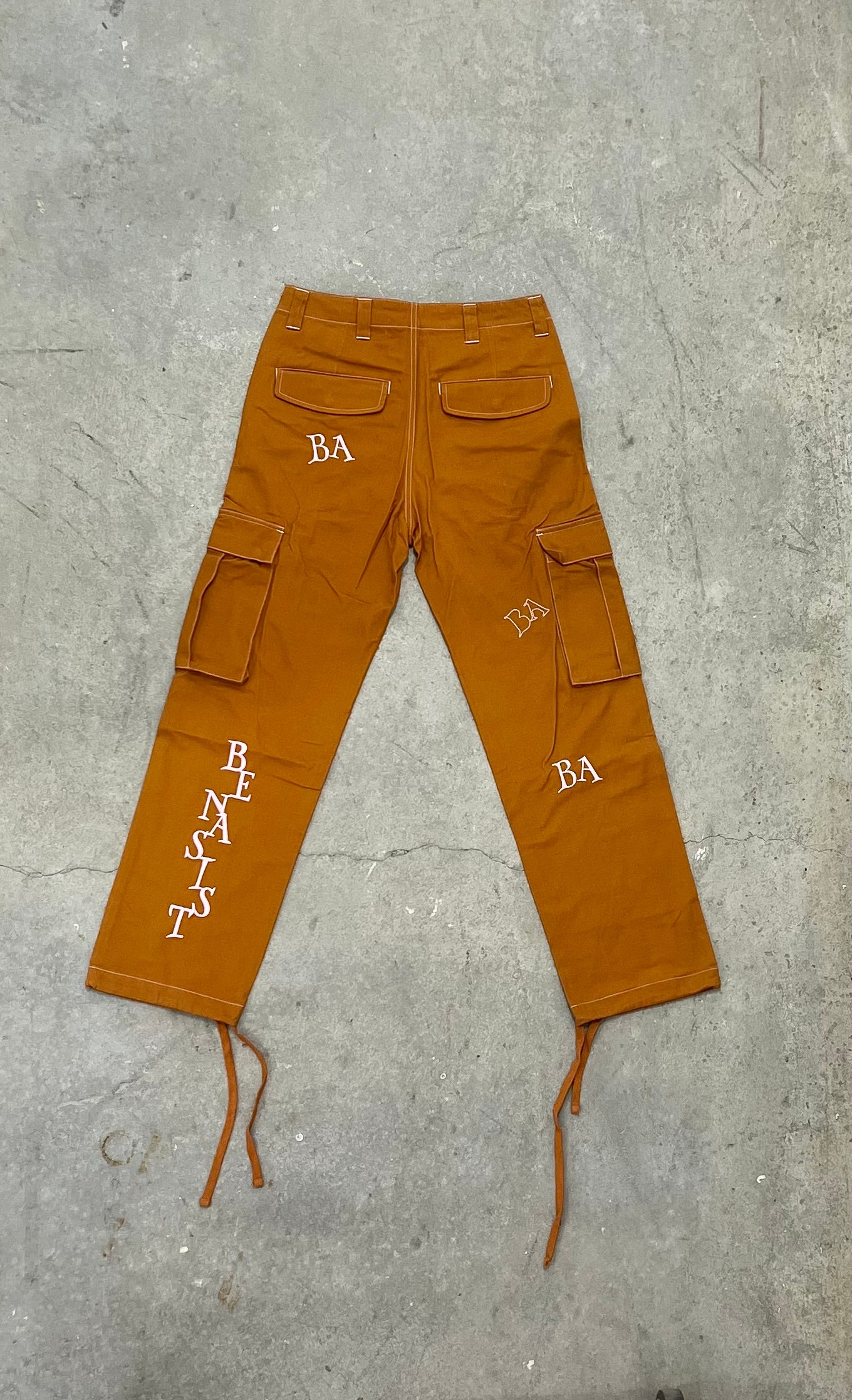 Bloody turmeric cargo pants