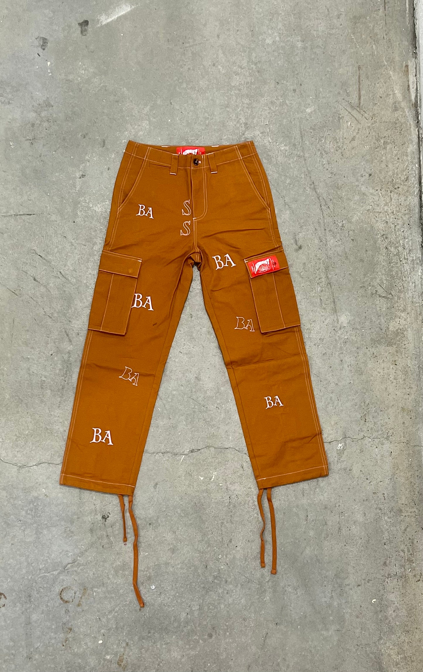 Bloody turmeric cargo pants